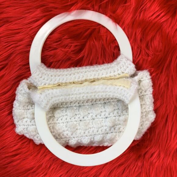 Unbranded Crochet handbag with rounded handle - Picture 6 of 7